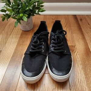 Sorel Womens Campsneak Lace Black Shoes